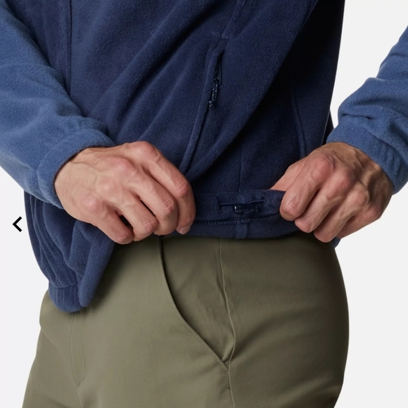 Columbia Navy Blue Full Zip Fleece Jacket - Picture 6 of 7